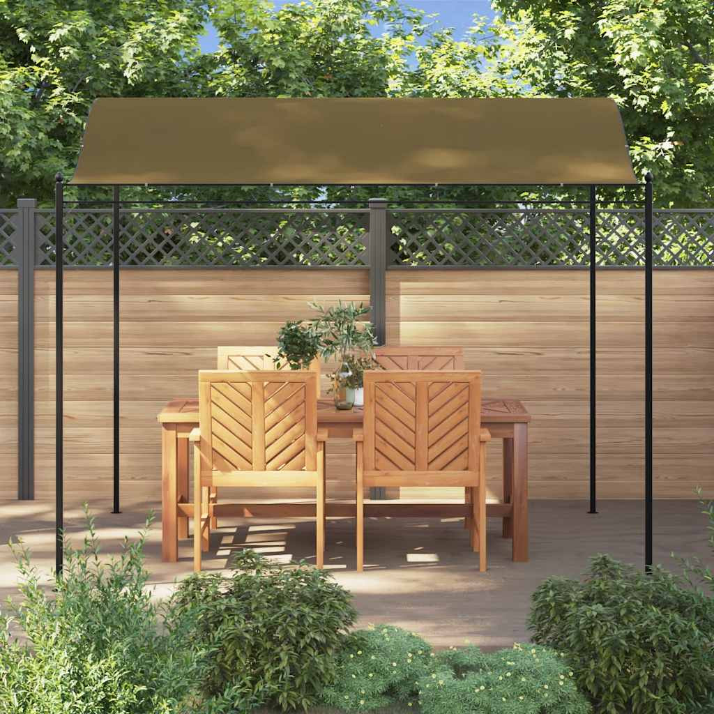 tópszínű napellenző 3 x 2,4 m 180 g/m²