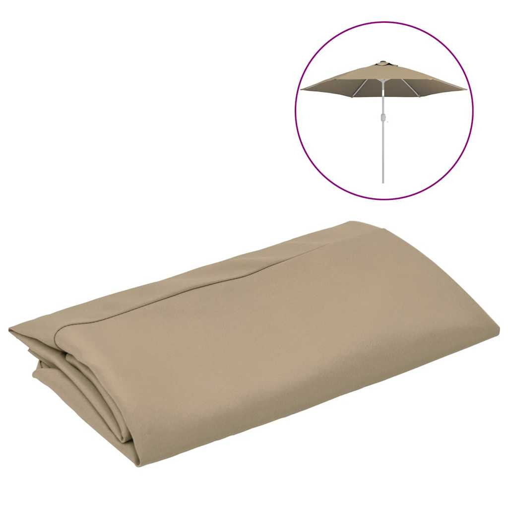 tópszínű kültéri napernyőponyva 300 cm