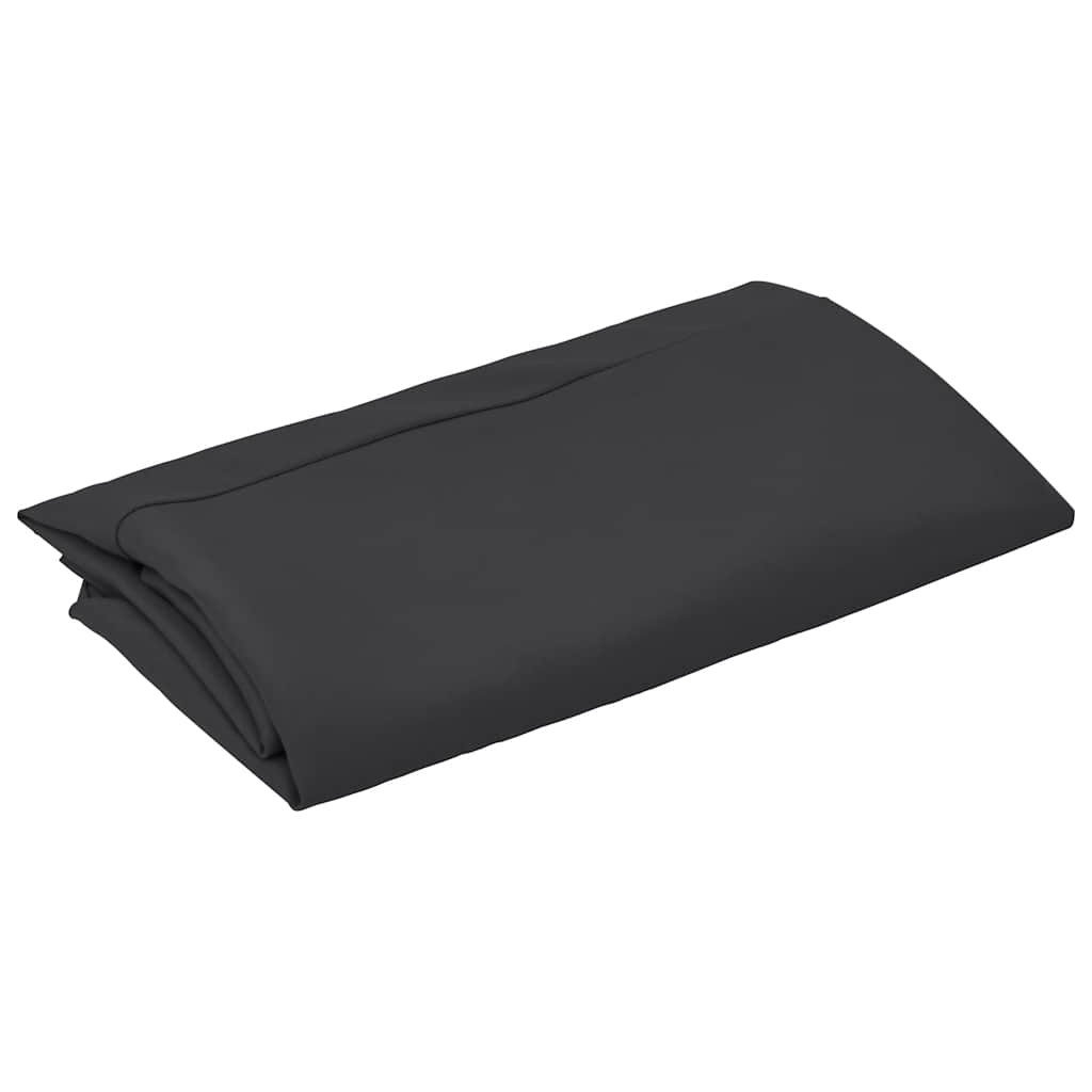 fekete kültéri napernyőponyva 300 cm