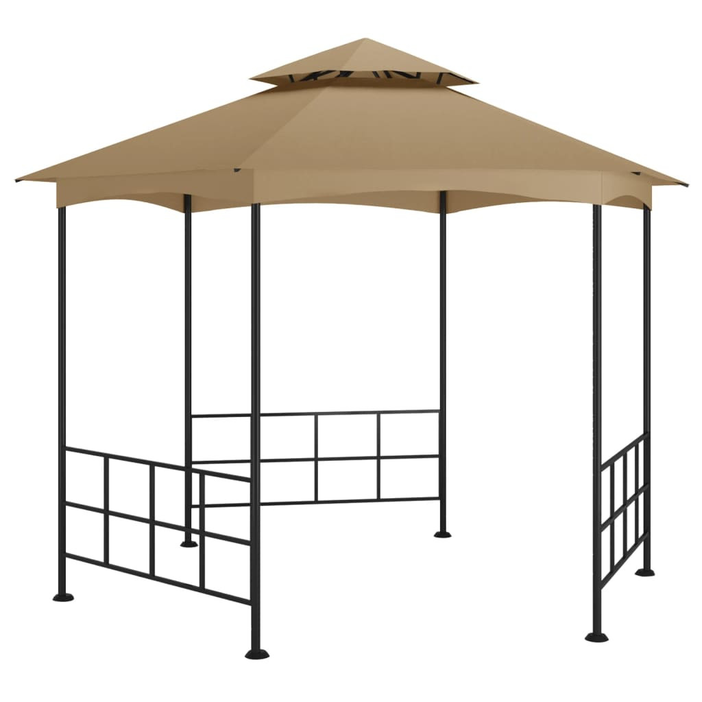 tópszínű pavilon oldalfalakkal 3,1 x 2,7 m