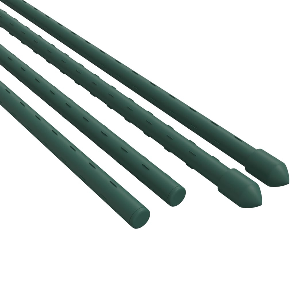30 db zöld acél kerti növénykaró 90 cm