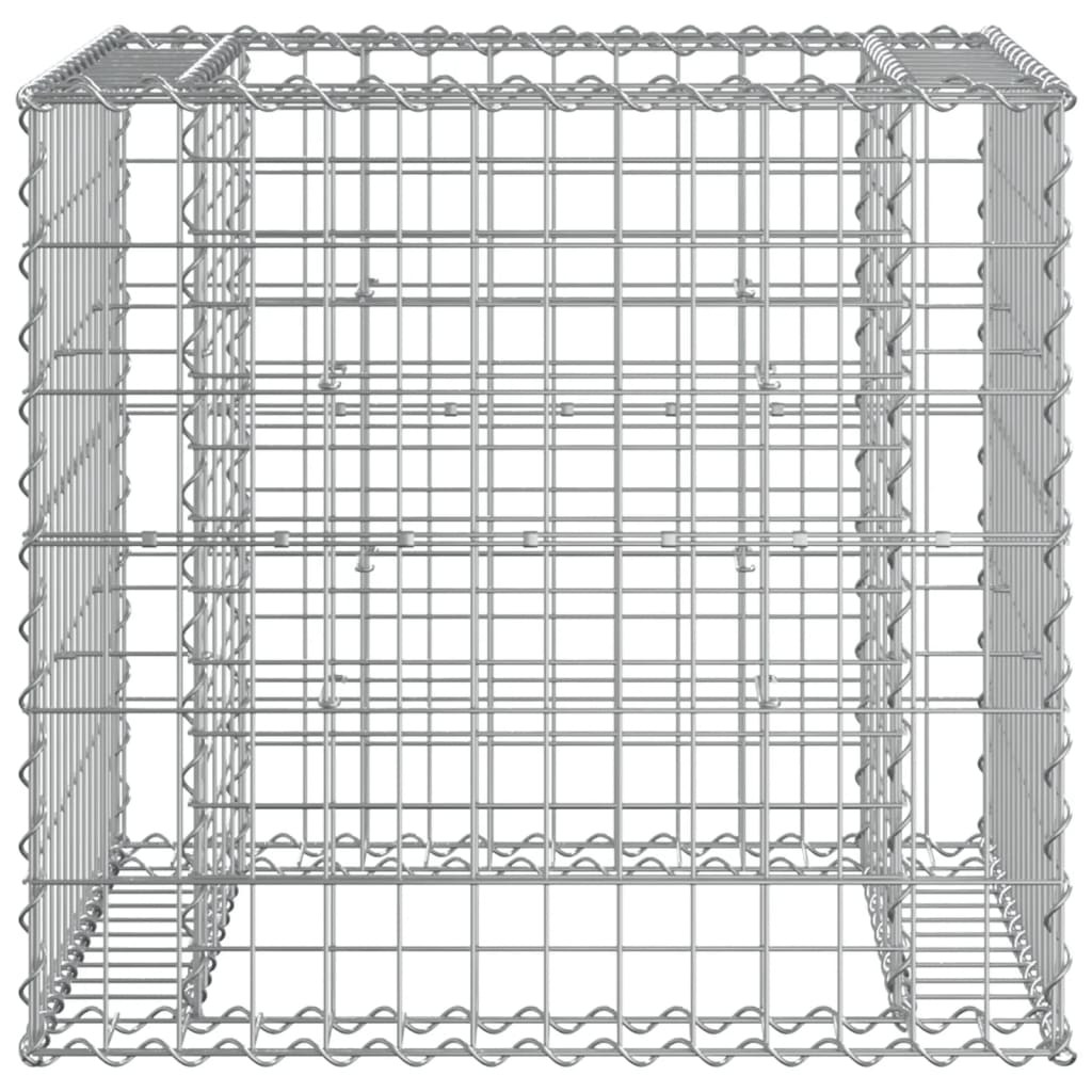 tömör impregnált fenyőfa kerti pad gabion kosárral tömör impregnált fenyőfa kerti pad gabion kosárral