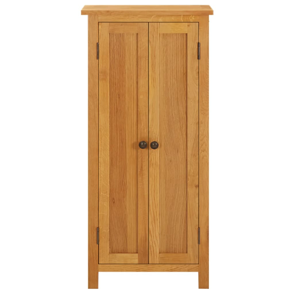 tömör tölgyfa tárolószekrény 50 x 22 x 110 cm