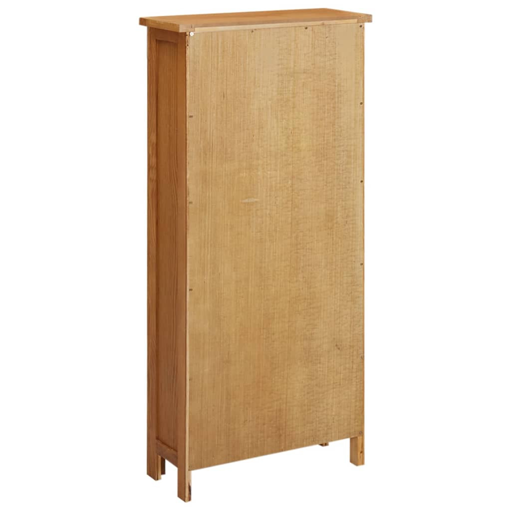 tömör tölgyfa tárolószekrény 50 x 22 x 110 cm