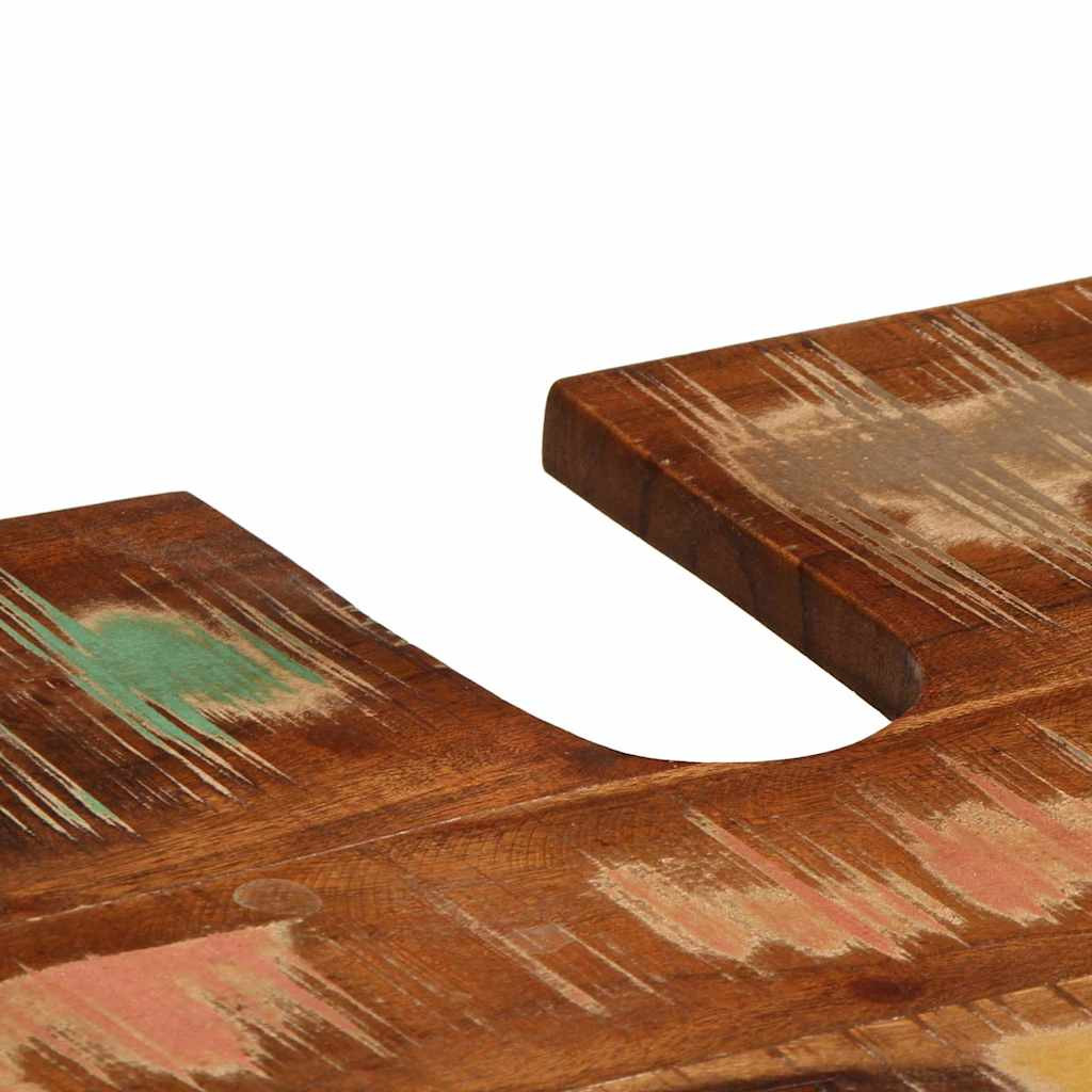 Fürdőszoba bútor szett 3 pcs Szilárd újrahasznosított fa