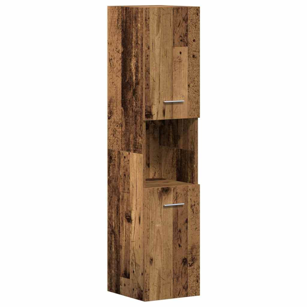 Fürdőszobai bútorkészlet 4 pcs Öreg fa 41 x 38.5 x 46 cm