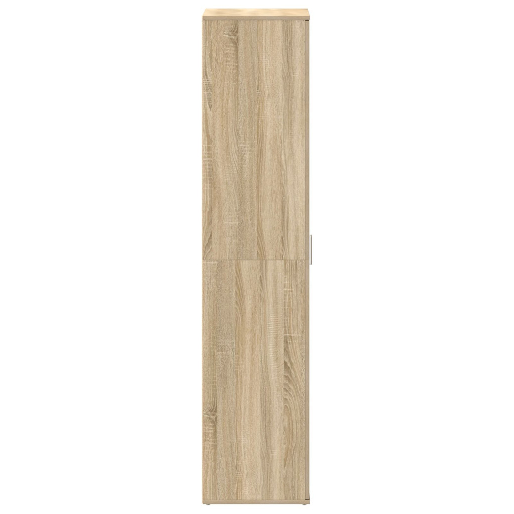 Cipőtartó Sonoma tölgy 80x39x180 cm Szerelt Fa