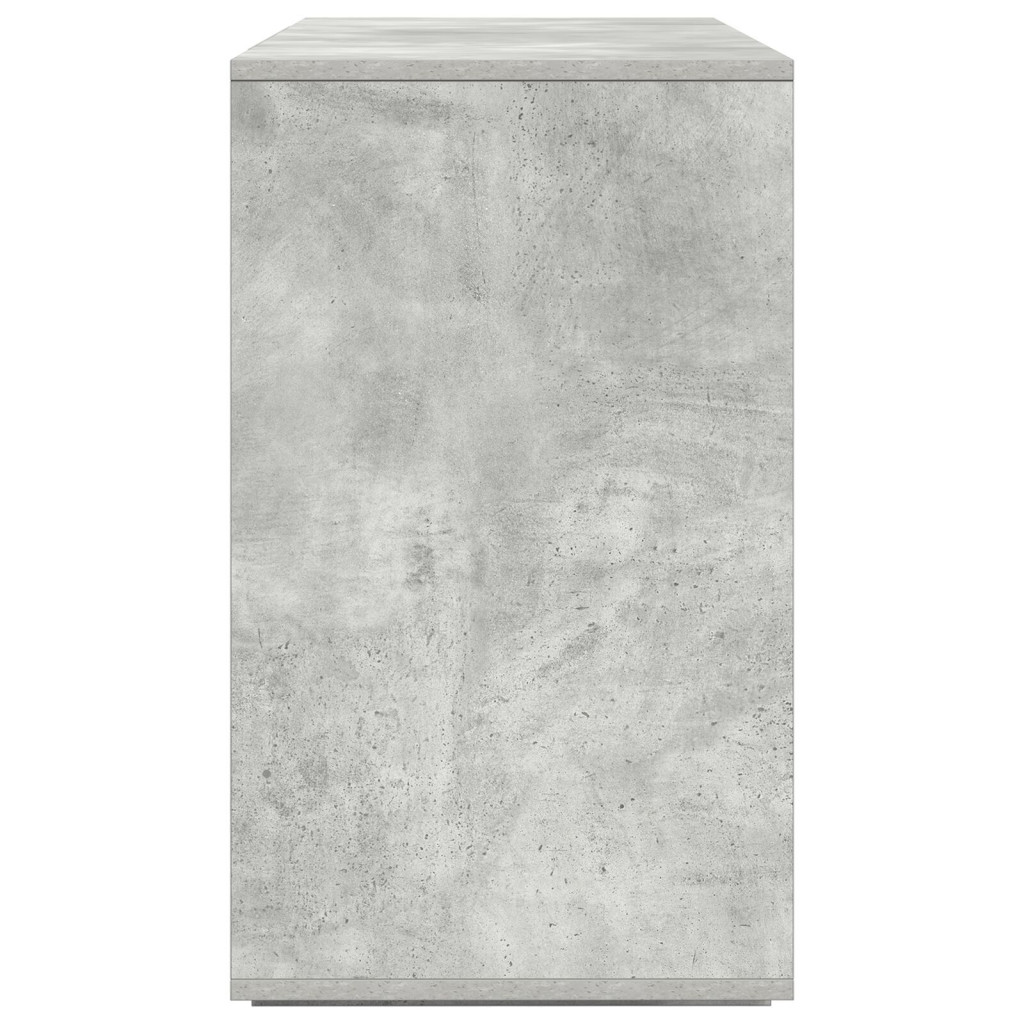 Beton Szürke Oldalszekrény Beton szürke Mérnöki fa 135 x 41 x 75 cm