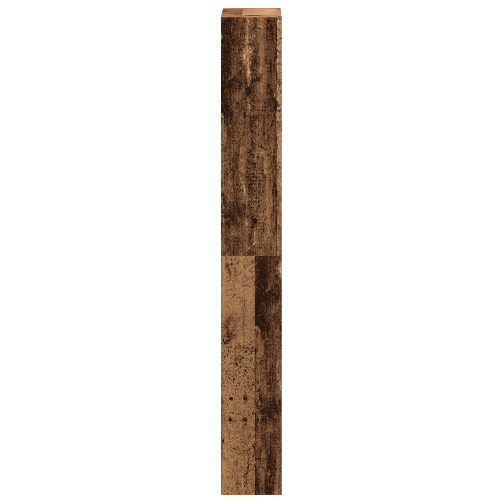 Cipőszekrény Régi fa Szerelt fa 80 x 21 x 163.5 cm Tartós