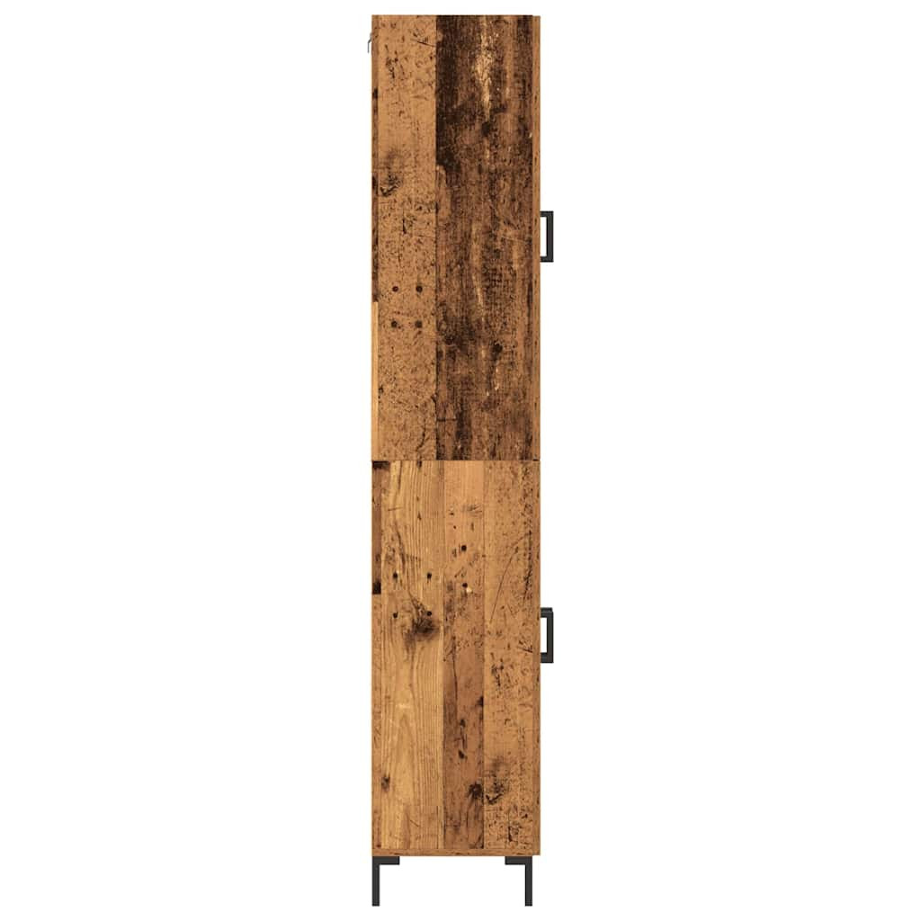 Magasfiú 2 pcs Régi fa 69,5 x 34 x 180 cm Faanyag