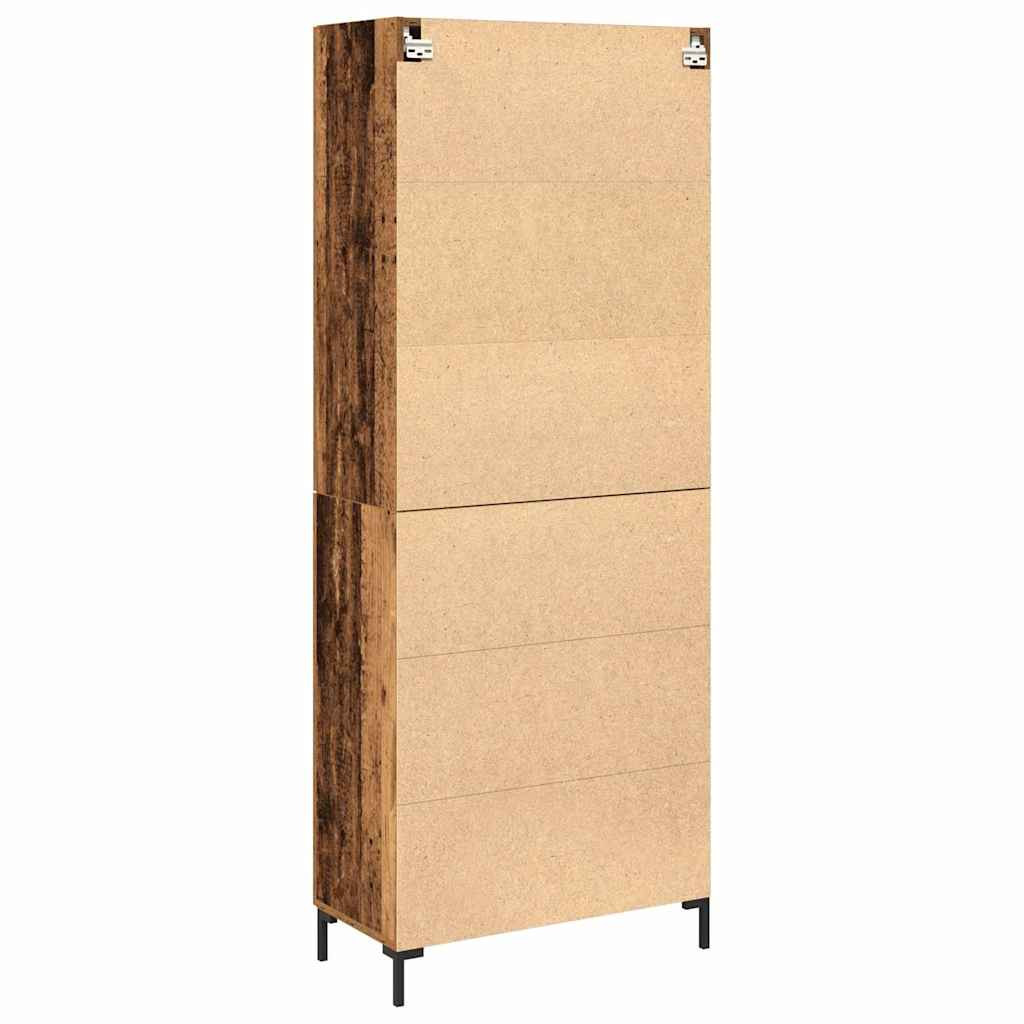 Magasfiú 2 pcs Régi fa 69,5 x 34 x 180 cm Faanyag