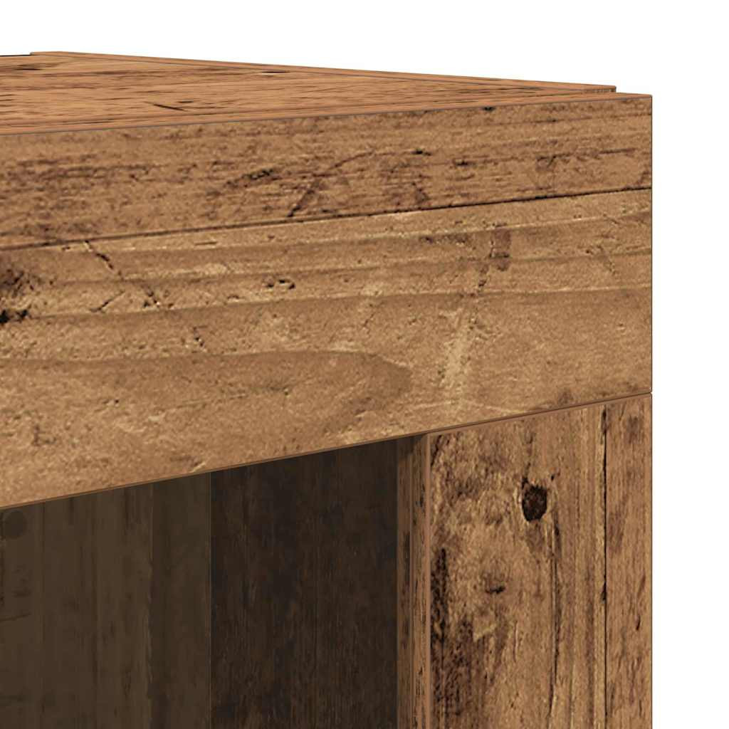 Magasfiú 2 pcs Régi fa 69,5 x 34 x 180 cm Faanyag