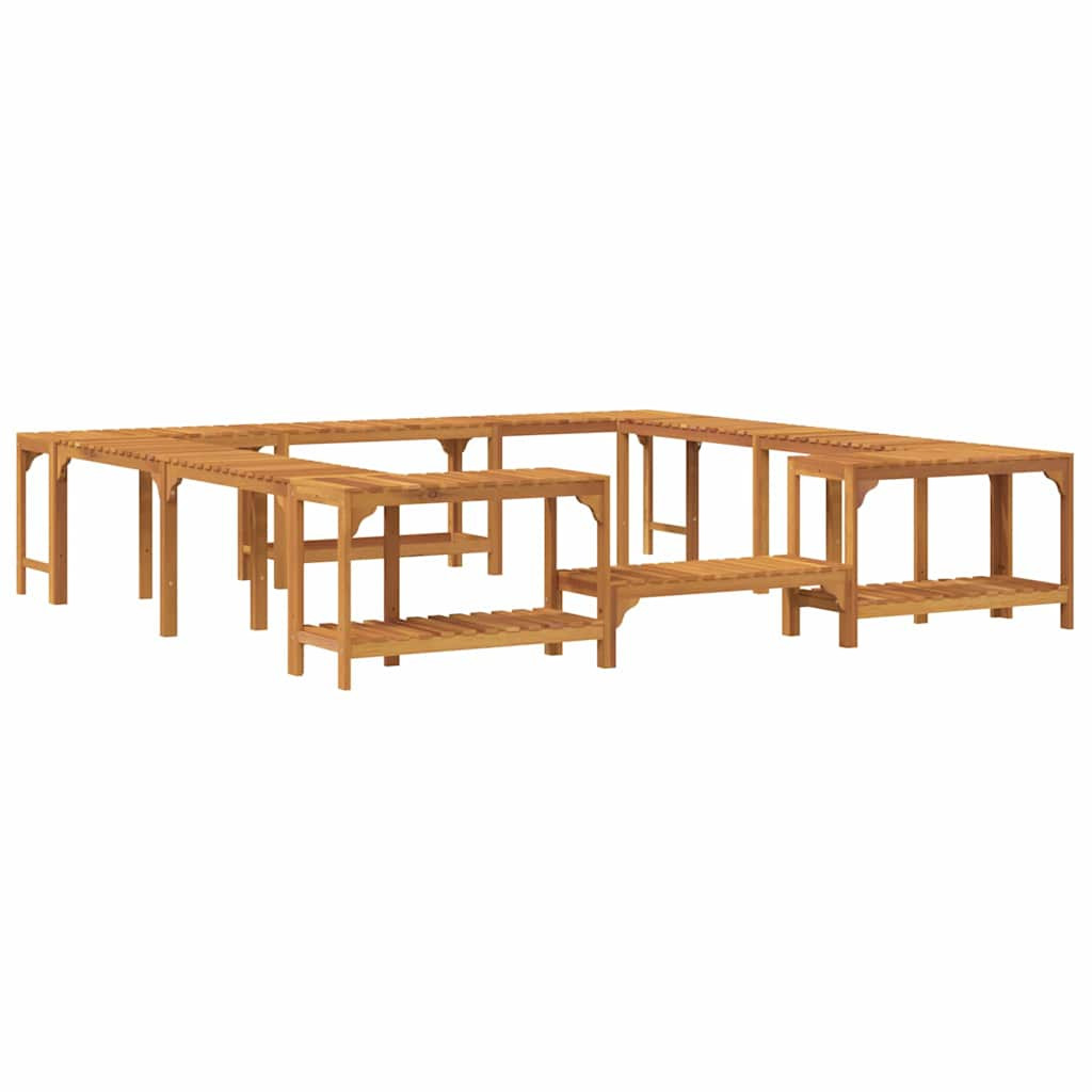 Jakuzzi Környezet Barna 250 x 250 cm Tömör Akácfa
