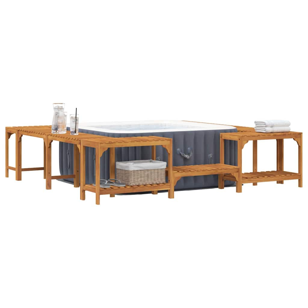 Jakuzzi Környezet Barna 250 x 250 cm Tömör Akácfa
