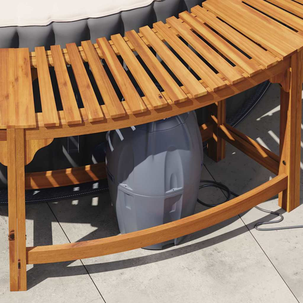 Jakuzzi Környezet Barna Ø255 x 55,5 cm Tömör Akácfa