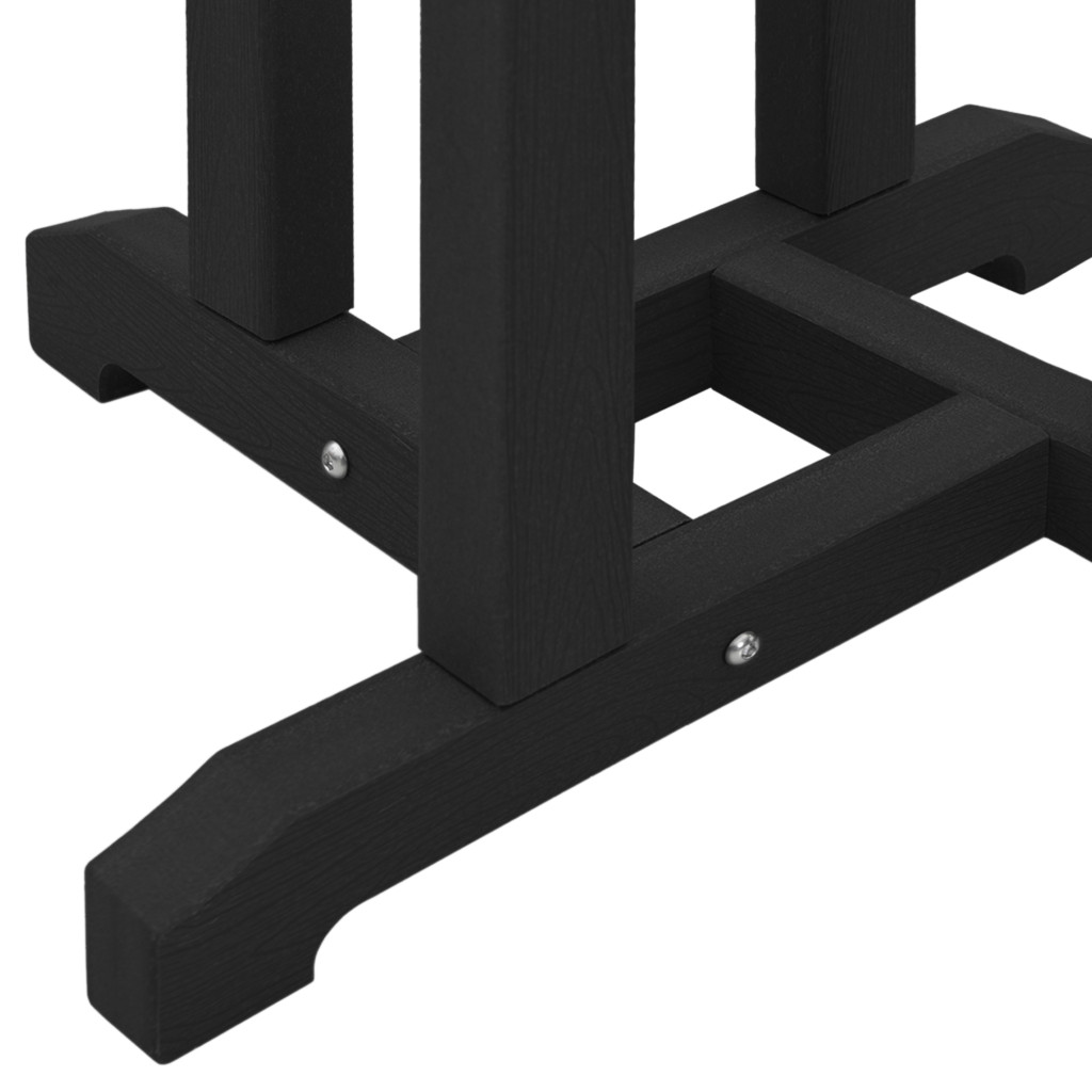 3 részes kert bár szett fekete HDPE