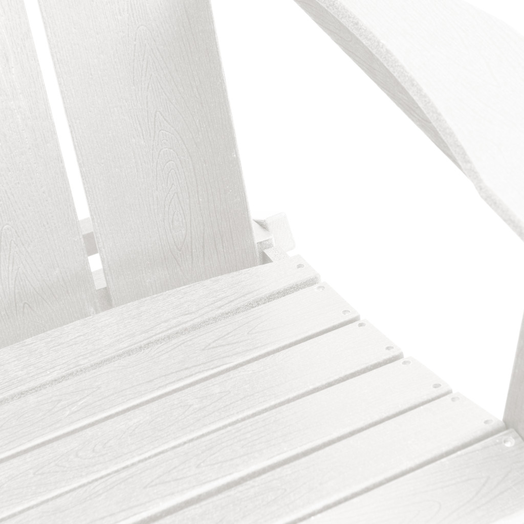Összecsukható Adirondack székek 2 db Fehér 74.5x80.5x90 cm HDPE