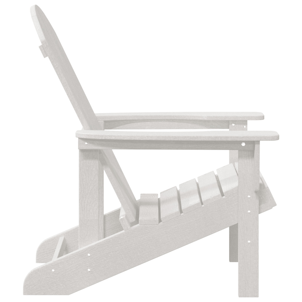 Adirondack Székek 2 db Fehér 74x82x90 cm HDPE