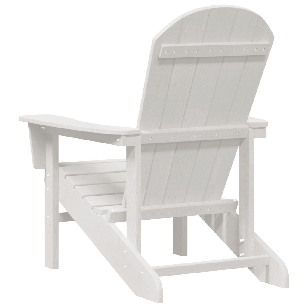 Adirondack Székek 2 db Fehér 74x82x90 cm HDPE