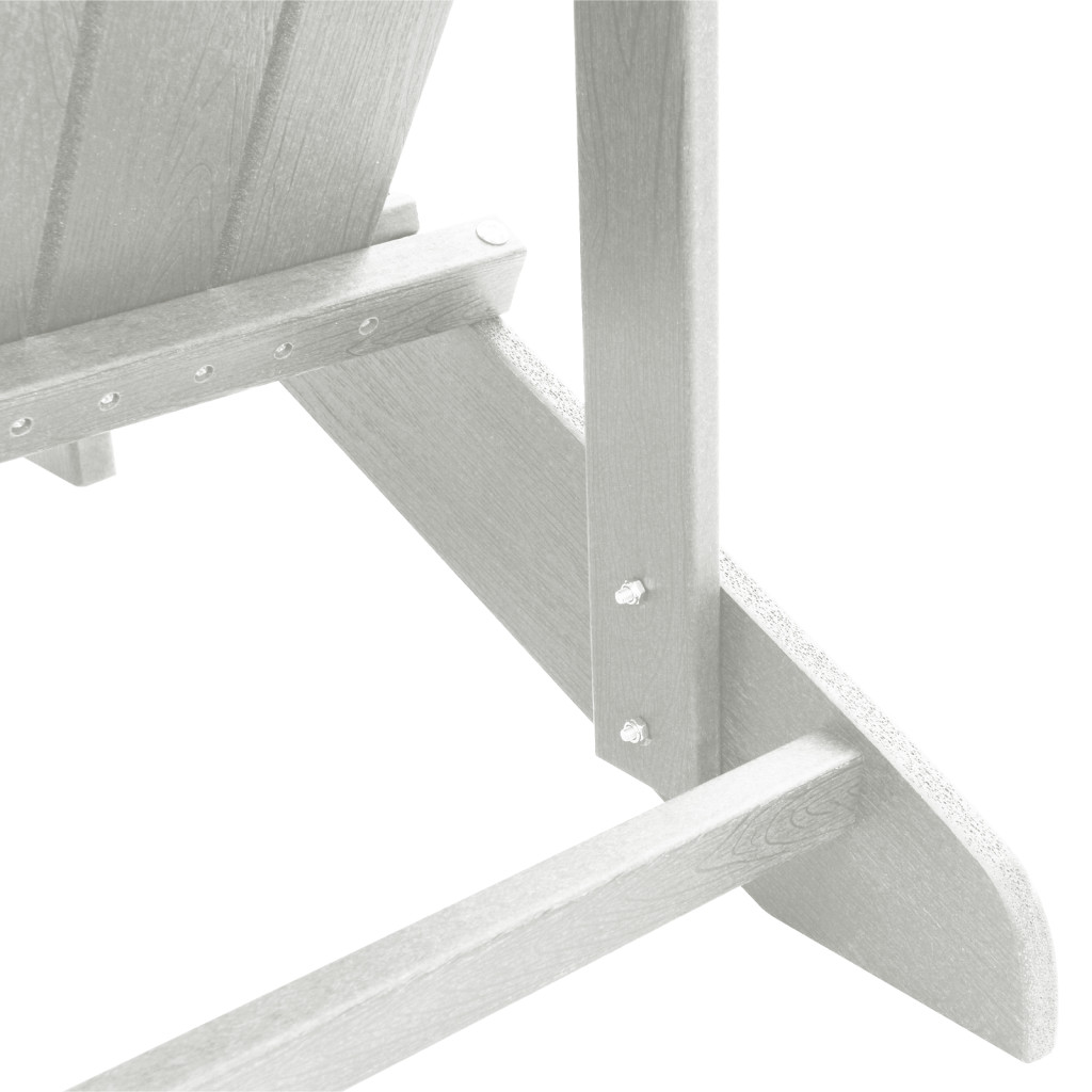 Adirondack Székek 2 db Fehér 74x82x90 cm HDPE