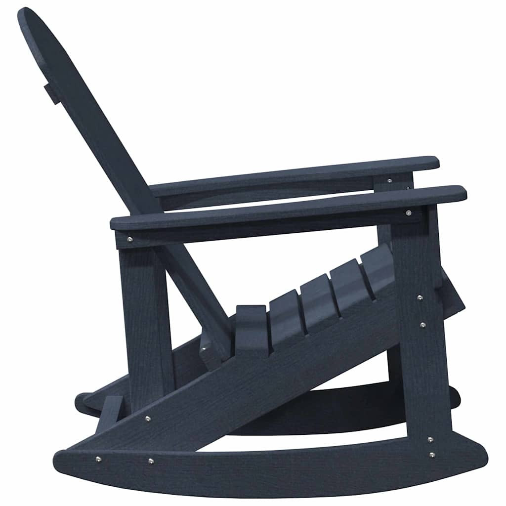 Adirondack hintás székek 2 pcs Tengerészkék HDPE