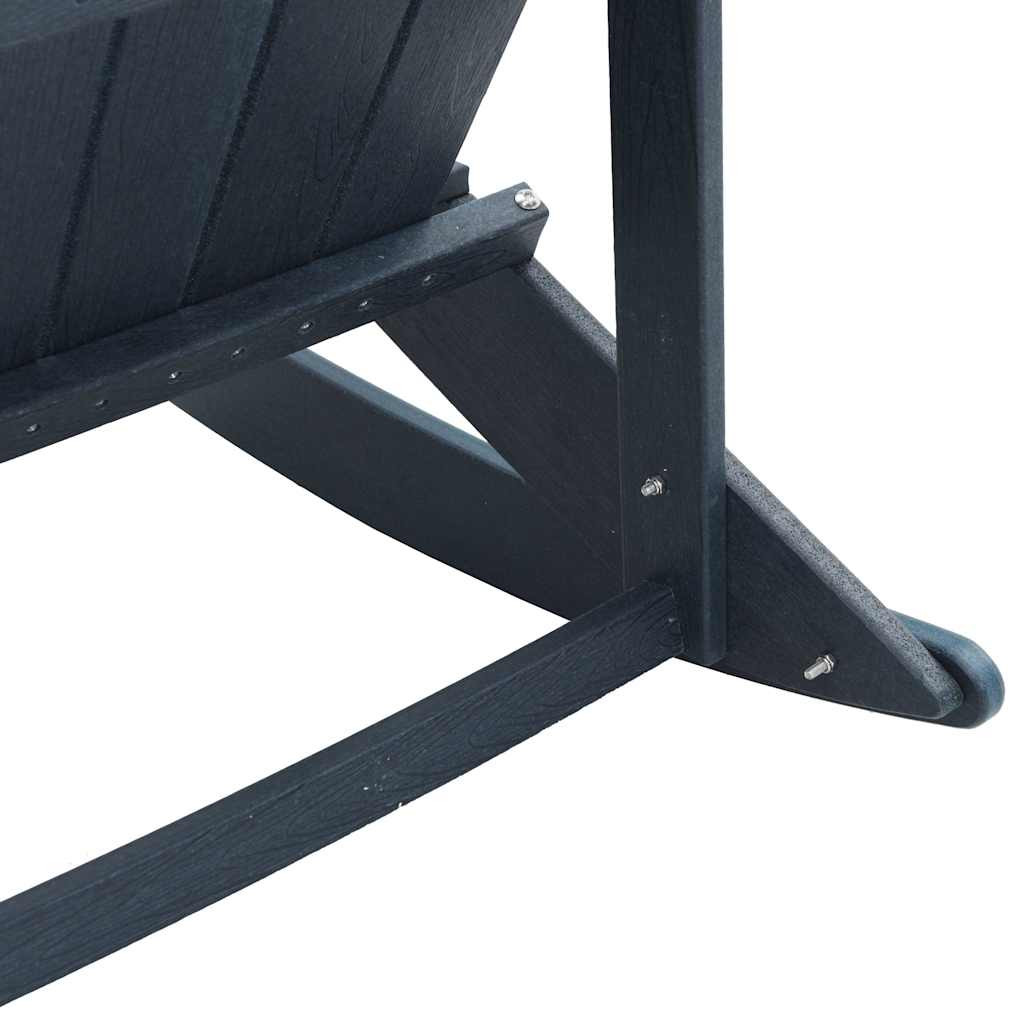 Adirondack hintás székek 2 pcs Tengerészkék HDPE
