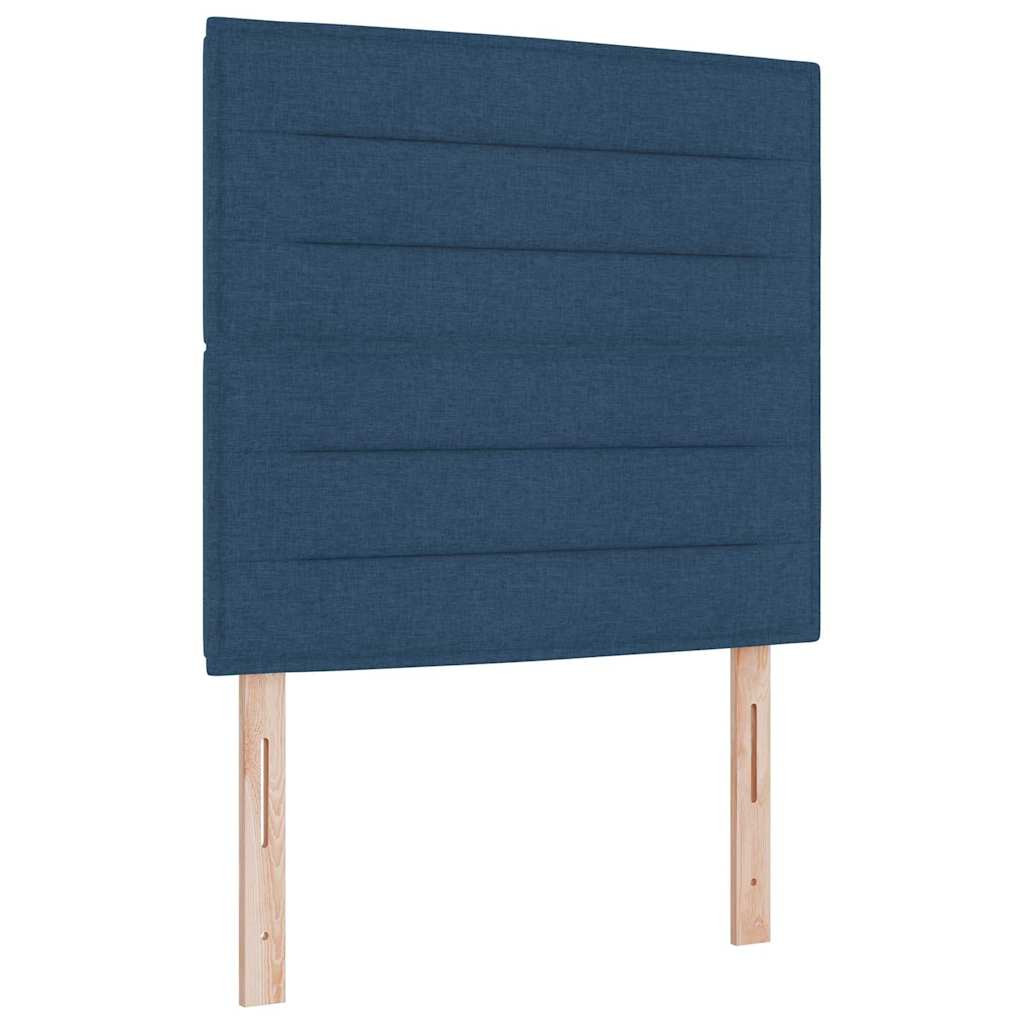 vidaXL Fejtámla fejtámlával Kék 90 cm Műbőr