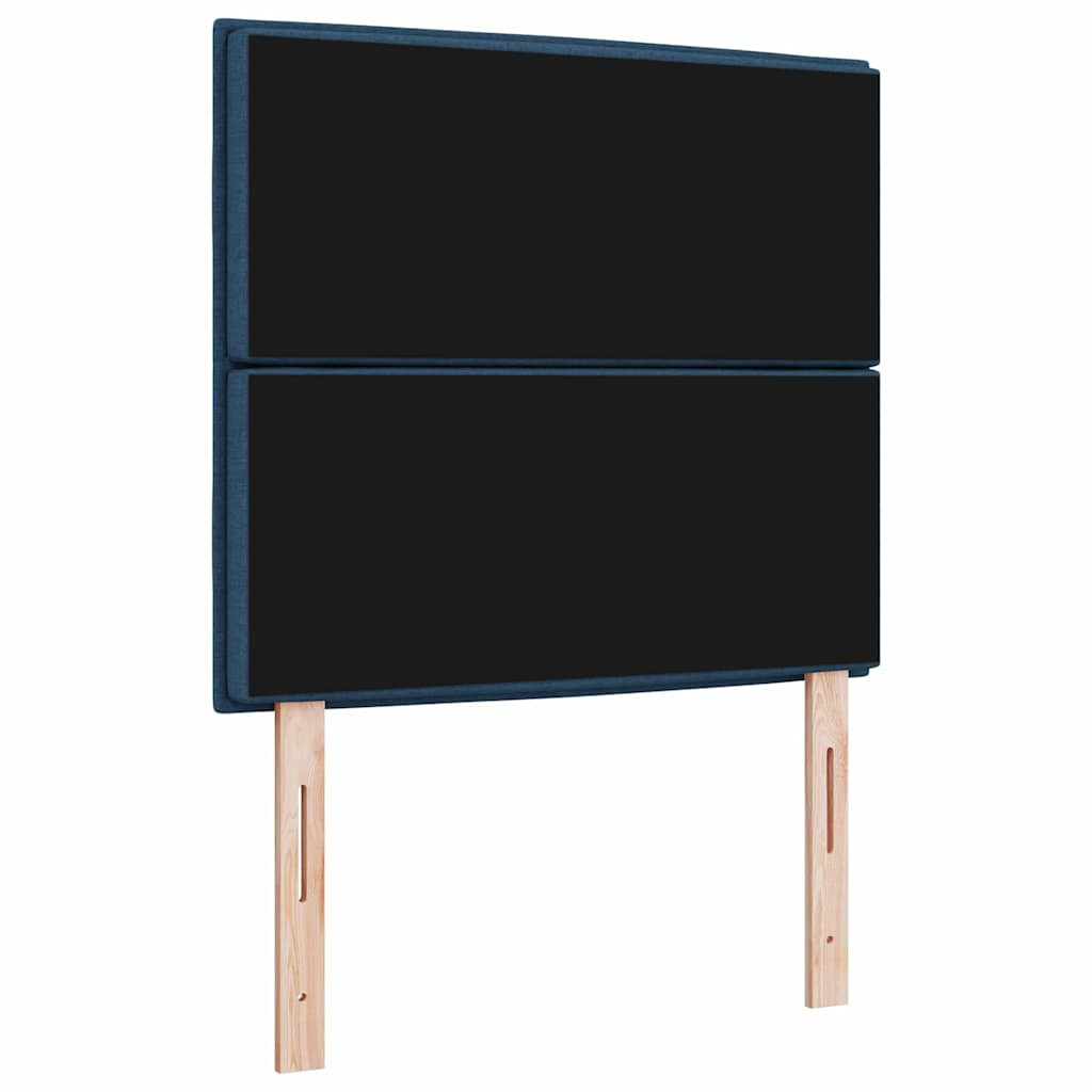 vidaXL Fejtámla fejtámlával Kék 90 cm Műbőr