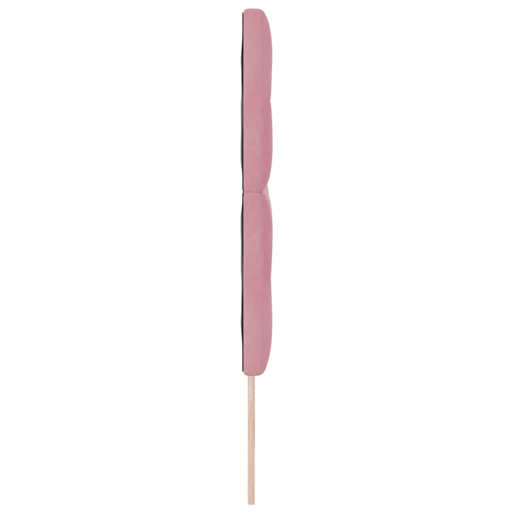 vidaXL Fejtámla fejtámlával Rózsaszín 160 cm Műbőr vidaXL Fejtámla fejtámlával Rózsaszín 160 cm Műbőr