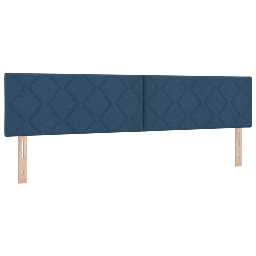 vidaXL Fejtámla Kék 200 cm szövet vidaXL Fejtámla Kék 200 cm szövet