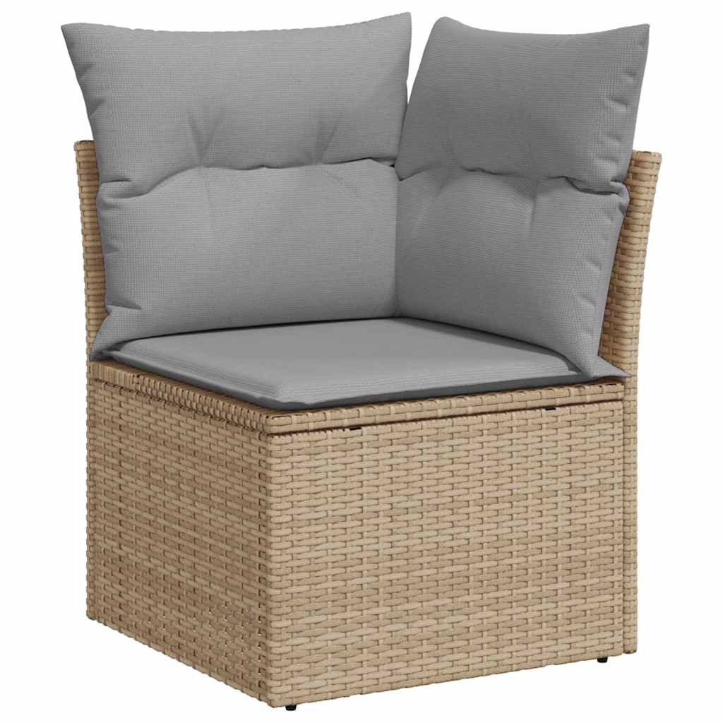 Kanapé Szett párnával 11 pcs Bézs polirattan Kanapé Szett párnával 11 pcs Bézs polirattan
