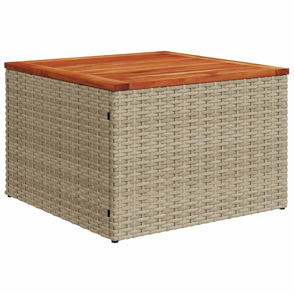 vidaXL Kerti Kanapé Szett 7 pcs bézs és világosszürke