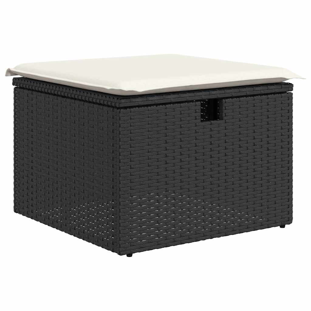 Kerti Kanapé Szett párnával tárolóval 4 pcs Poli rattan