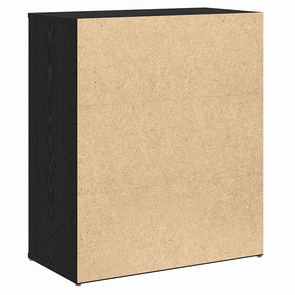 Magasfiú 2 pcs Musta tammi 60 x 31 x 70 cm Faanyag
