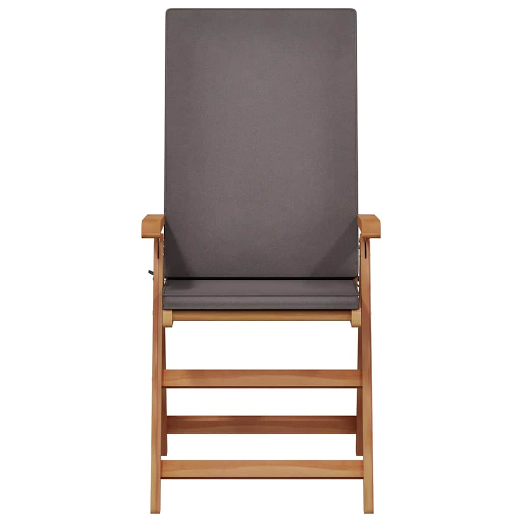 Kerti Szék párnával 4 pcs Barna 57 x 71.5 x 104cm Tömör tíkfa