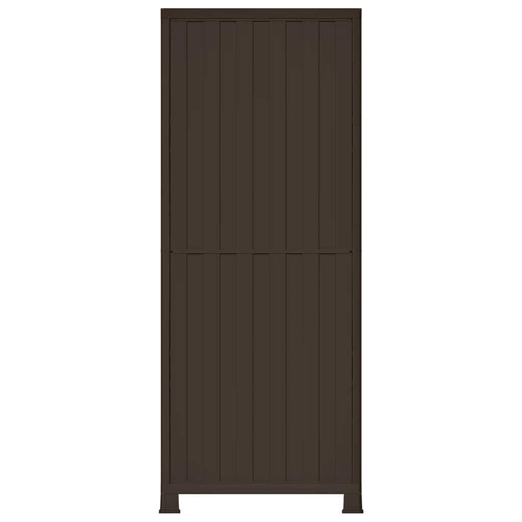 rattanstílusú műanyag szekrény 68 x 39 x 171,5 cm
