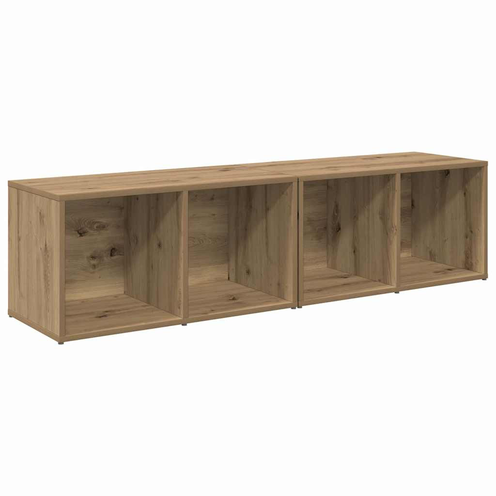 TV szekrény garnitúra 2 pcs Artisan tölgy Faanyag