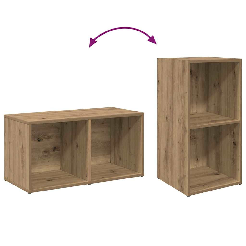 TV szekrény garnitúra 2 pcs Artisan tölgy Faanyag