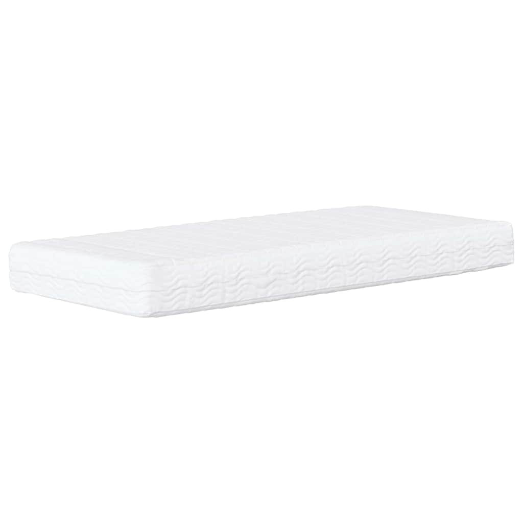 vidaXL Sarokágy keret matracmal Rózsaszín 80 x 200 cm Bársony