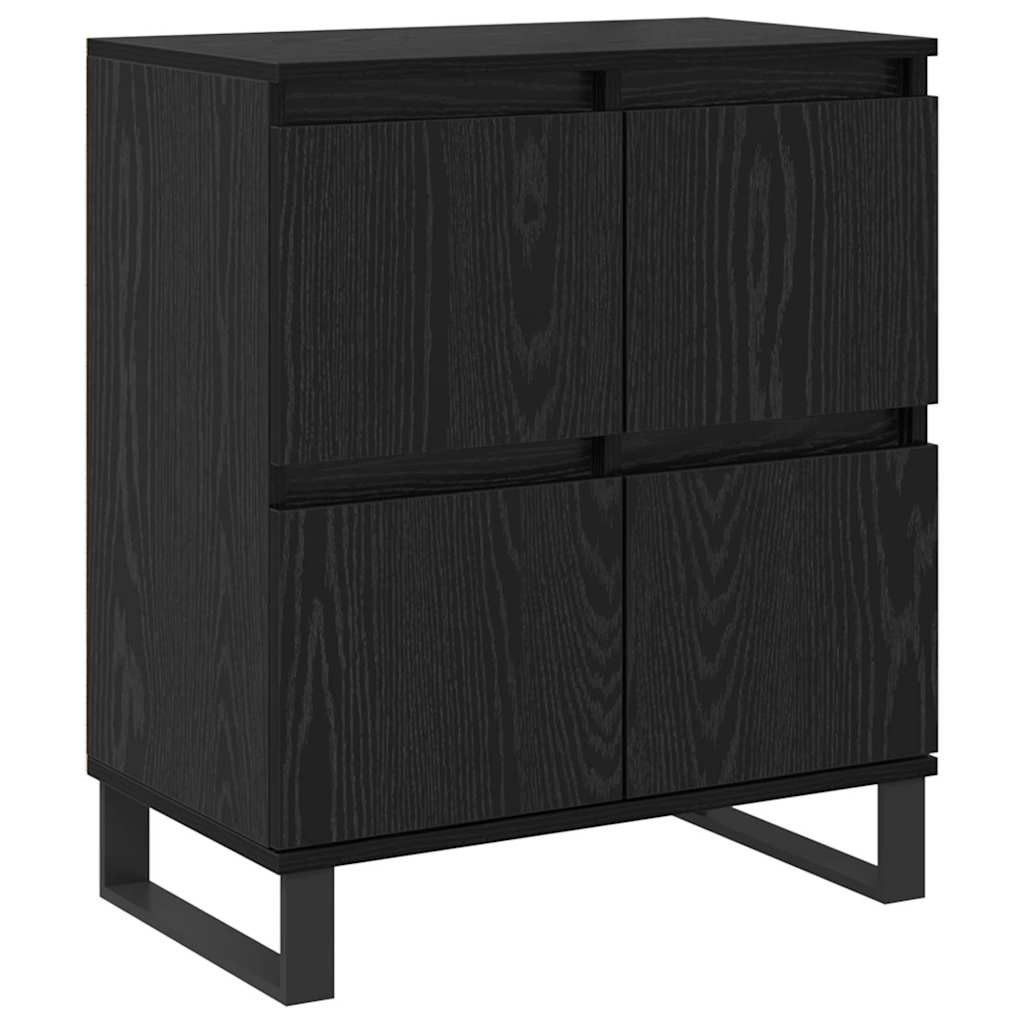Széf 2 pcs Fekete tölgy 60 x 35 x 70 cm