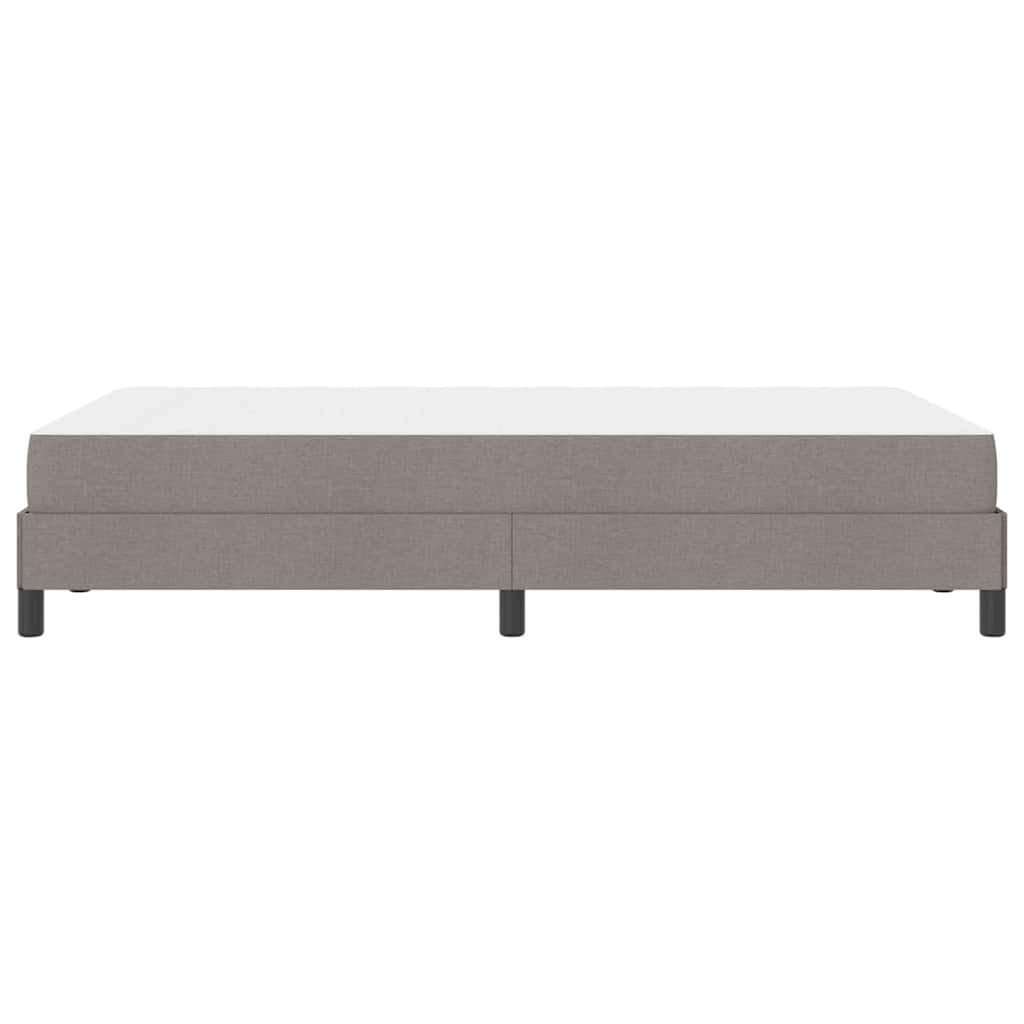 Boxrugós ágy matracmal Tópszínű 120 x 190 cm szövet