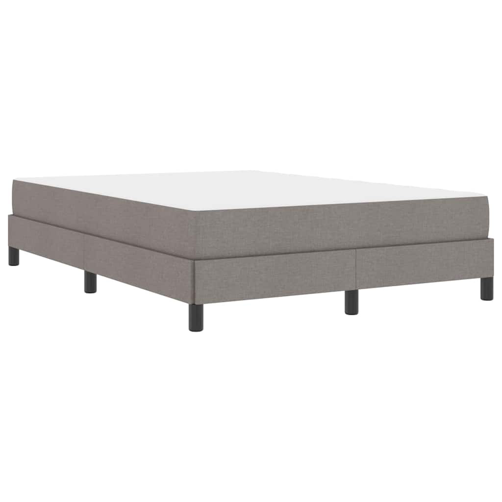 Boxrugós ágy matracmal Tópszínű 160 x 200 cm szövet