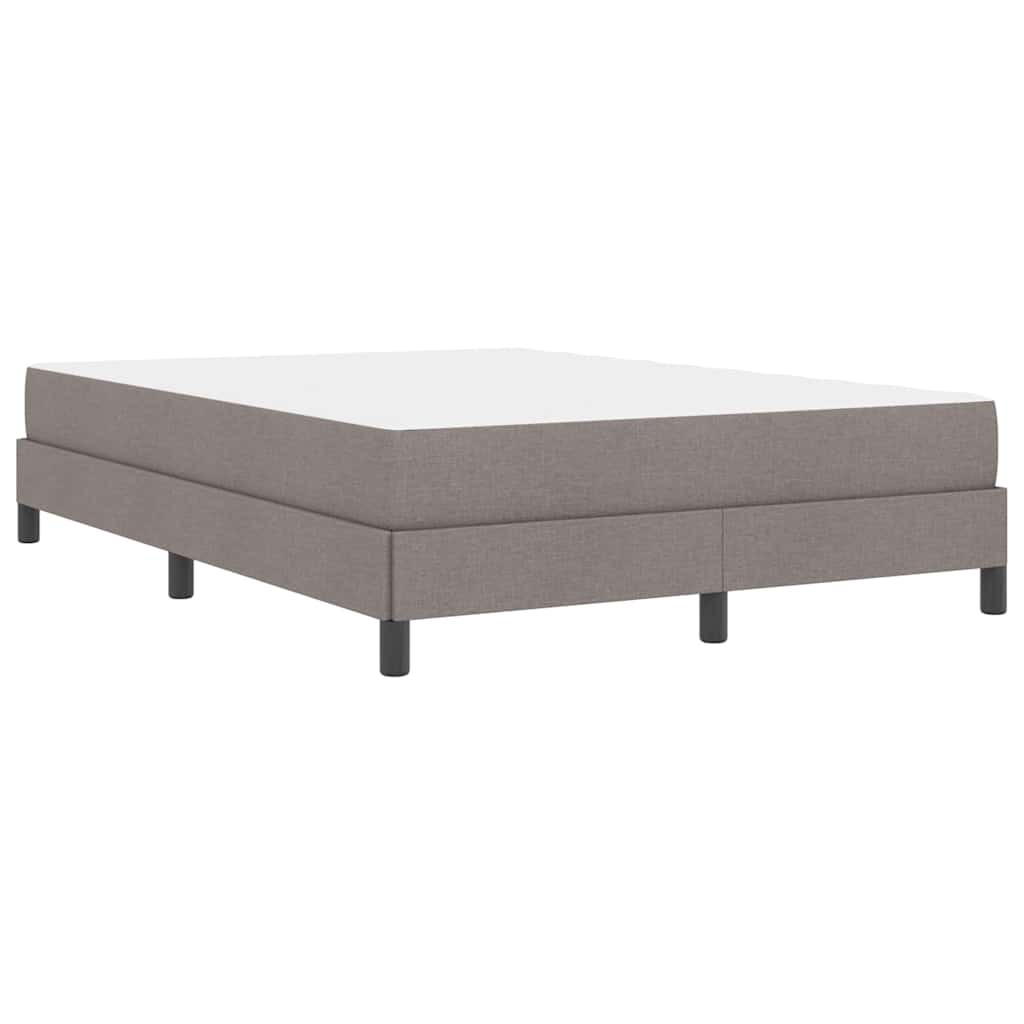 Boxrugós ágy matracmal Tópszínű 160 x 200 cm szövet