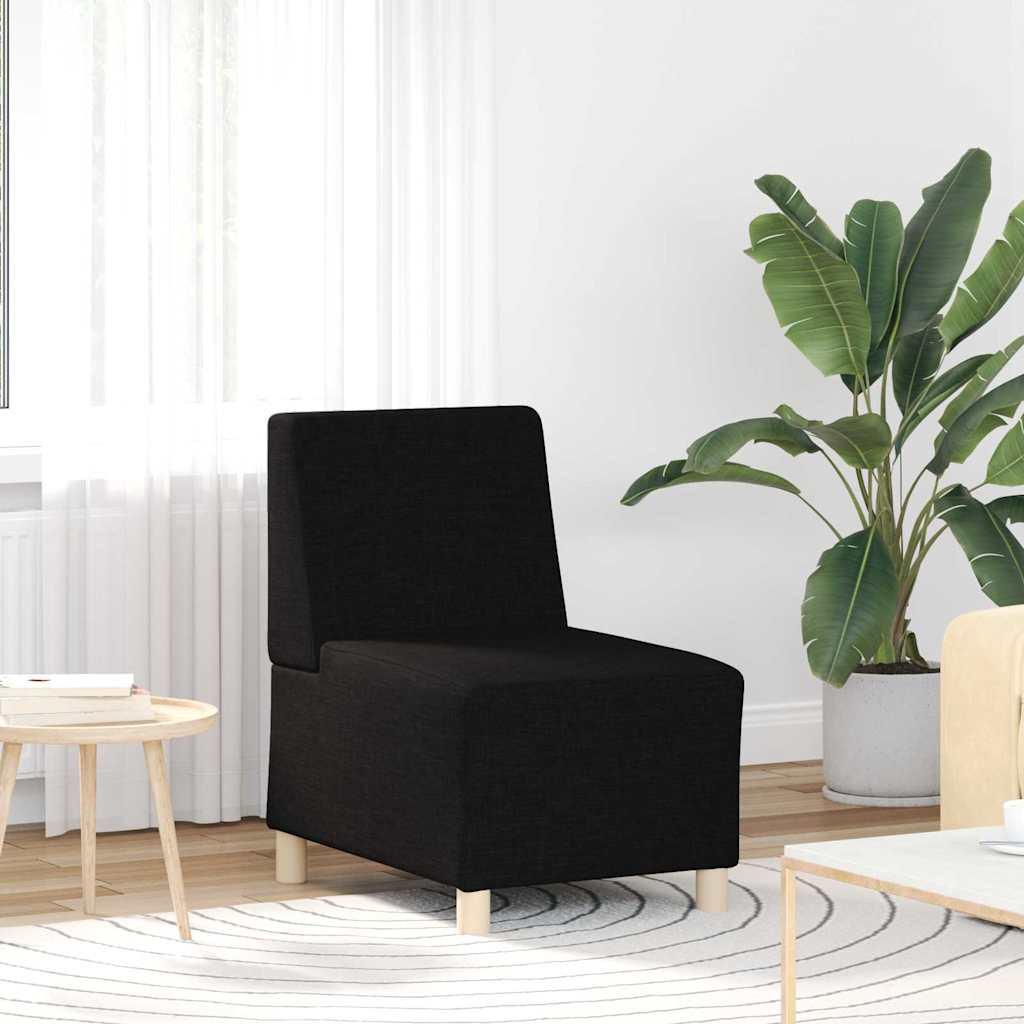 Karfa Nélküli Modularis Kanapé Egység 2 pcs Fekete