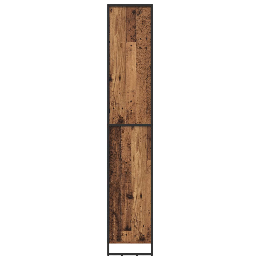 Magas szekrények 2 pcs Öreg fa 60 x 36 x 300 cm Faanyag