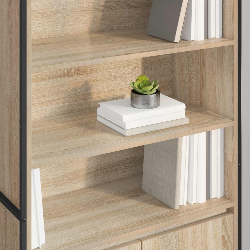 Magas szekrények 2 pcs Sonoma 79 x 36 x 200 cm Faanyag