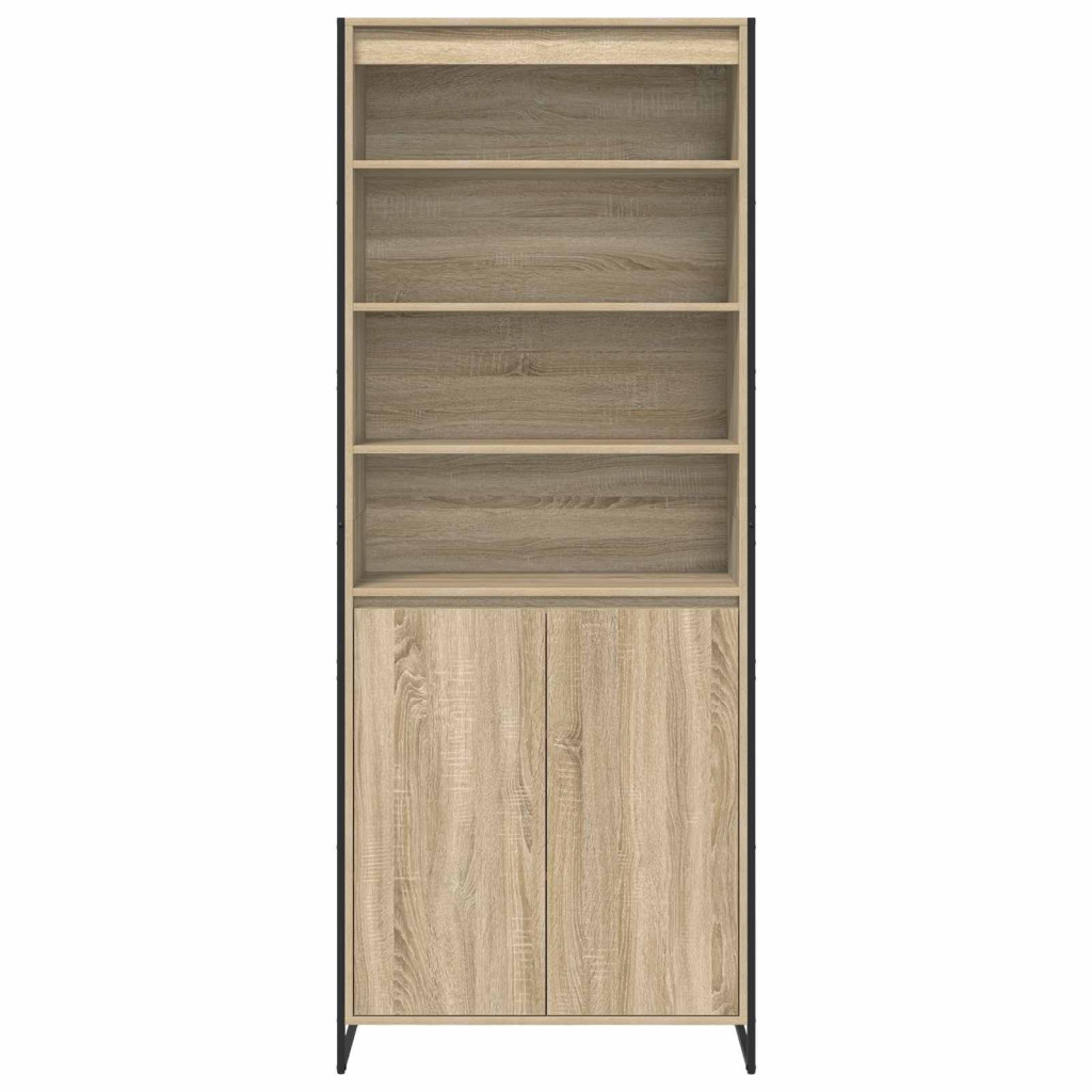 Magas szekrények 2 pcs Sonoma 79 x 36 x 200 cm Faanyag