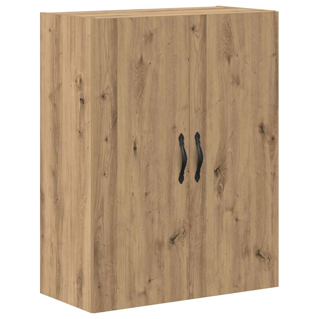 Magasfiú 2 pcs Artisan tölgy RÉtegelt fa és üveg Magasfiú 2 pcs Artisan tölgy RÉtegelt fa és üveg