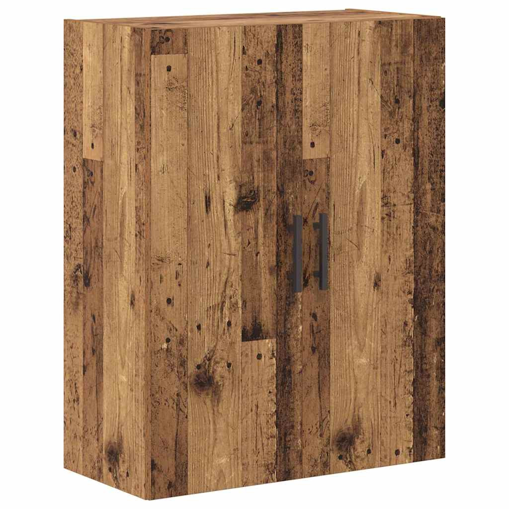 Magasfiú 2 pcs Öreg fa 69,5 x 34 x 180 cm Műanyag Fa és Üveg