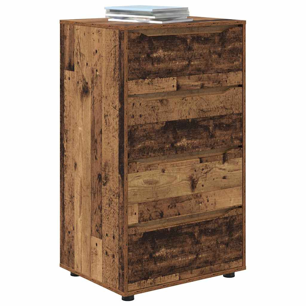 Tároló szekrények 2 pcs Öreg fa 60 x 48 x 105 cm Faanyag Tároló szekrények 2 pcs Öreg fa 60 x 48 x 105 cm Faanyag